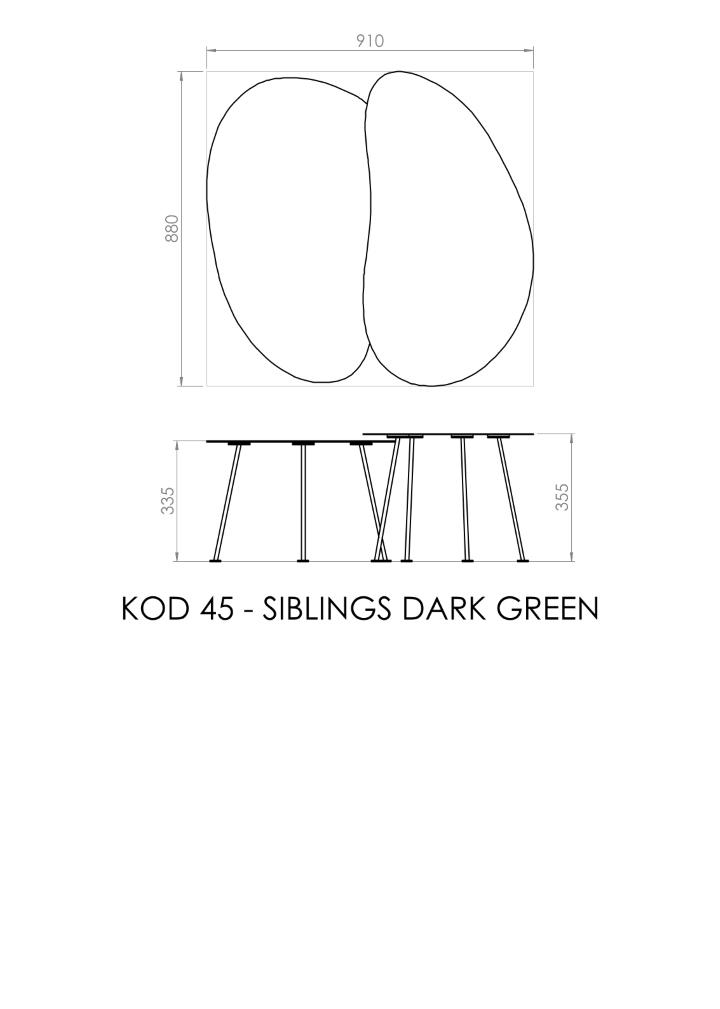 siblings dark green