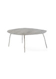organic coffee table, aluminium