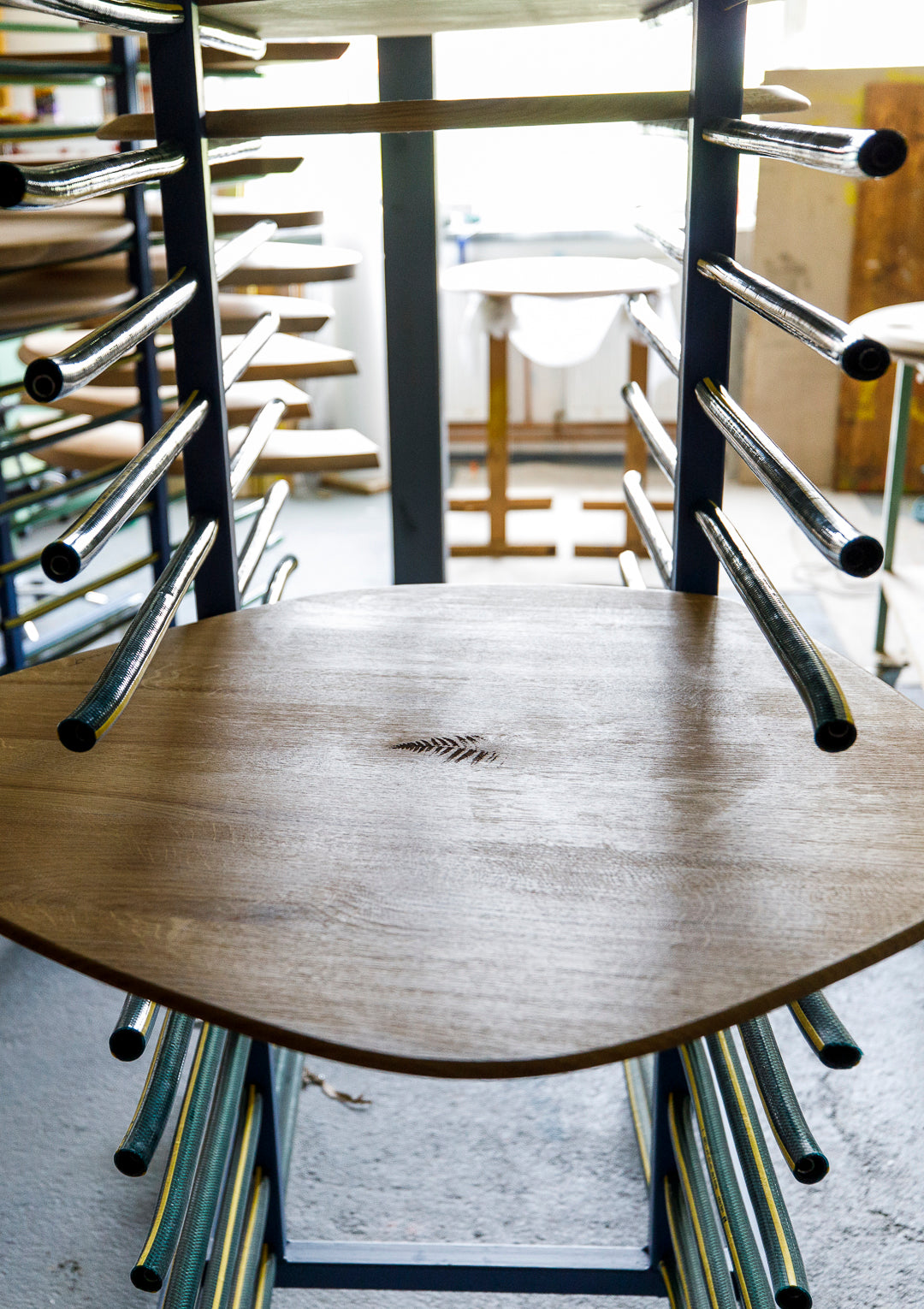 organic coffee table, small - oak 2.5 cm