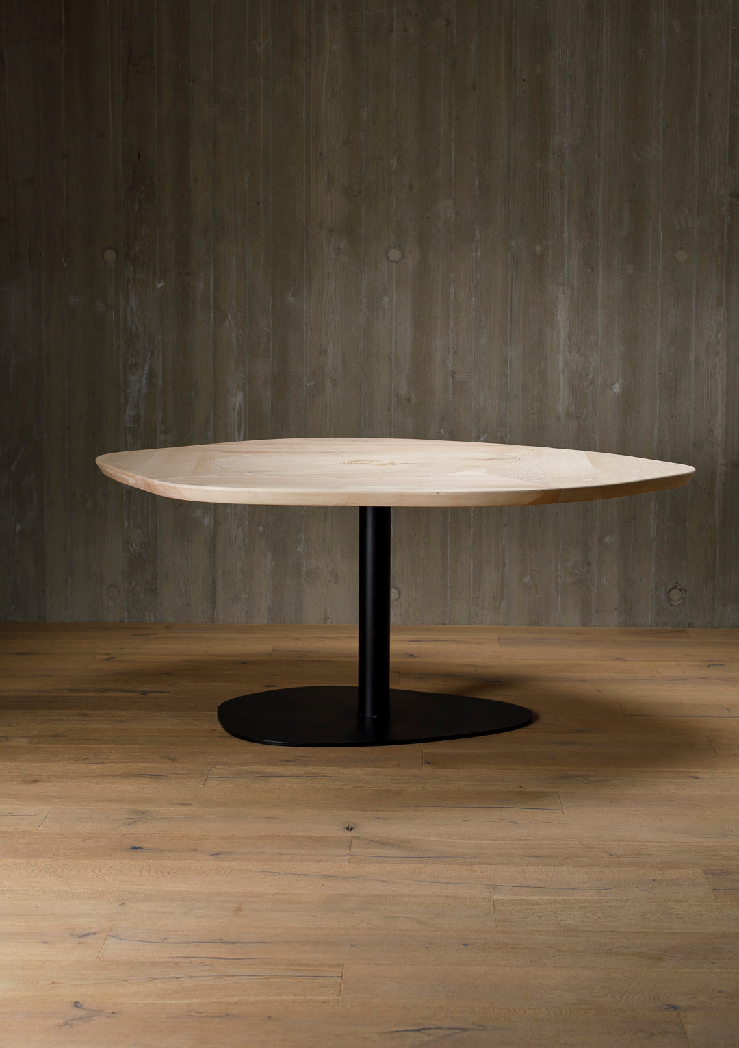 organic dining table, maple - interior