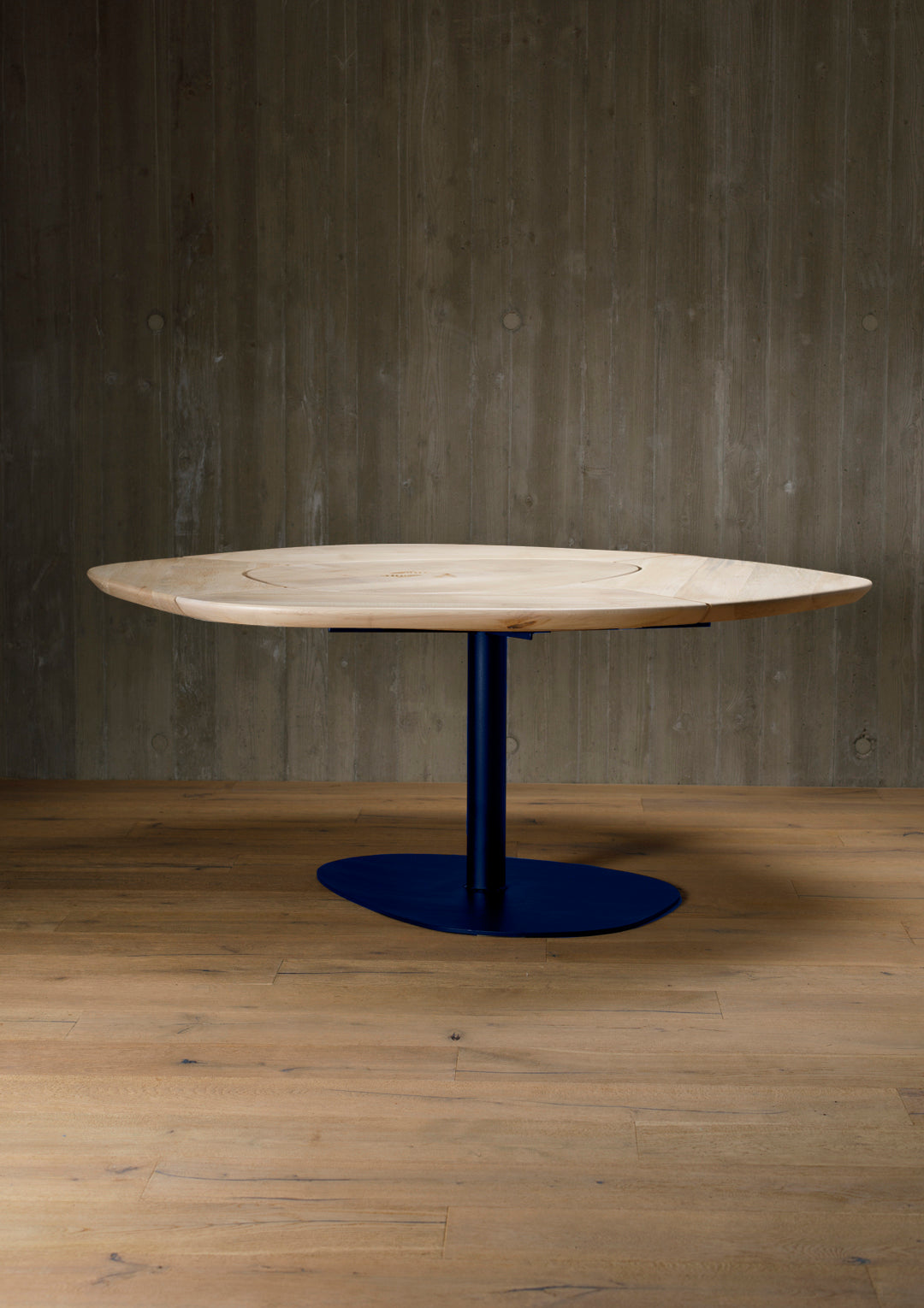 organic dining table, maple, segmented - interior