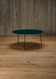 aluminium coffee table, round