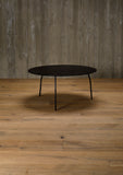 aluminium coffee table, round