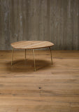 organic coffee table, small - oak 2.5 cm