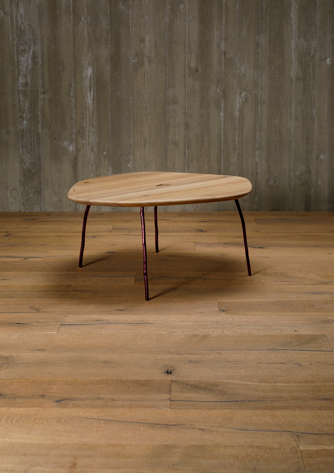 organic coffee table, small - oak 2.5 cm