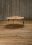 organic coffee table, small - oak 2.5 cm