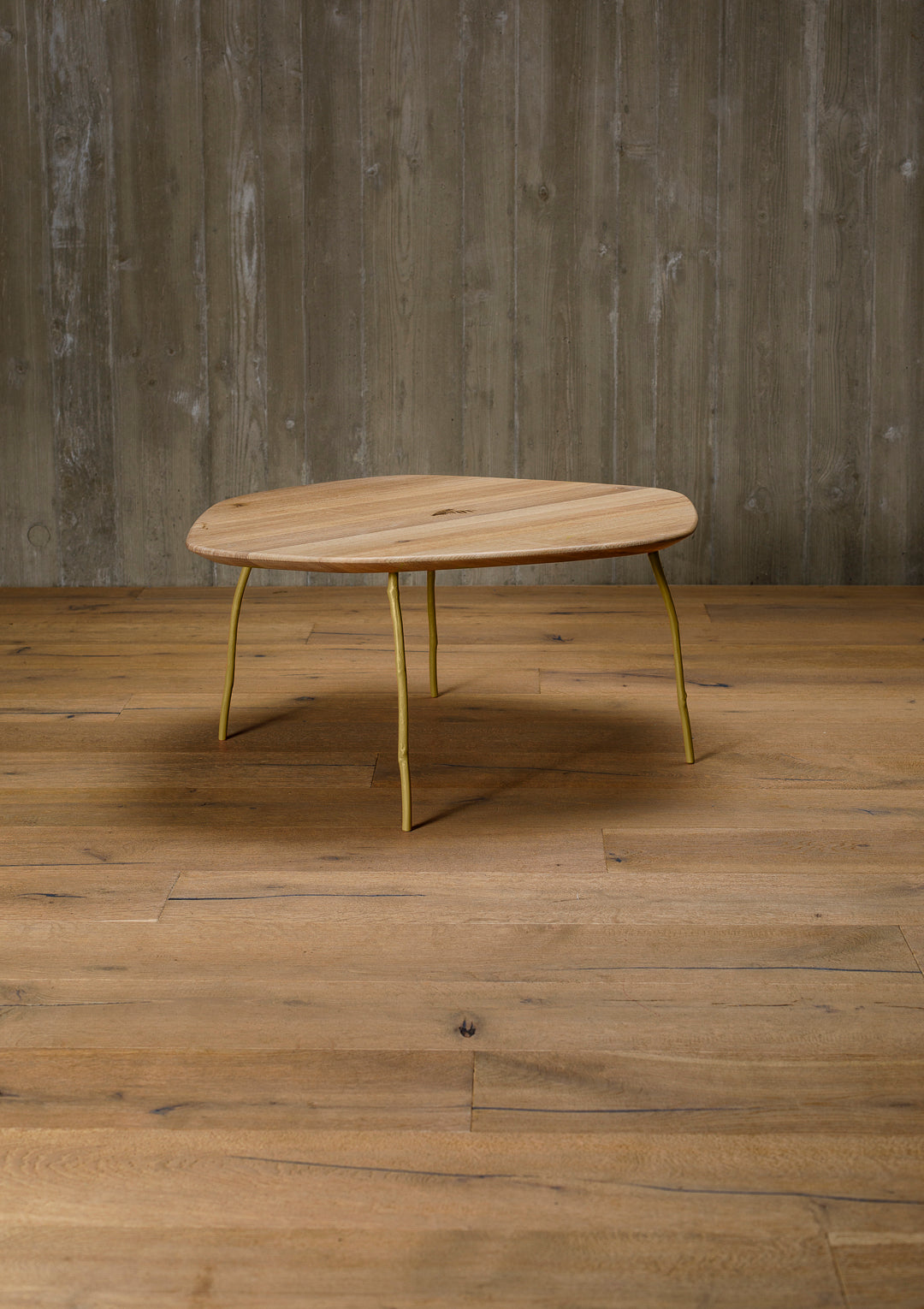 organic coffee table, small - oak 2.5 cm