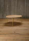 organic coffee table, small - oak 2.5 cm