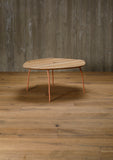 organic coffee table, small - oak 2.5 cm