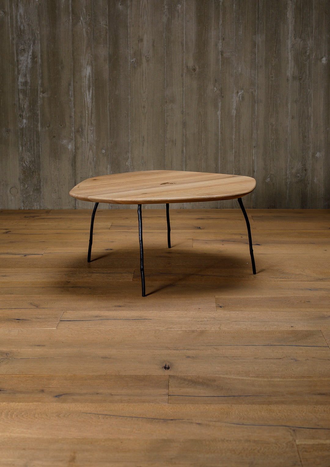 organic coffee table, small - oak 2.5 cm