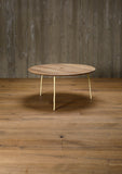 organic coffee table, small - oak 2.5 cm
