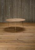 organic coffee table, small - oak 2.5 cm