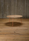 organic coffee table, small - oak 2.5 cm