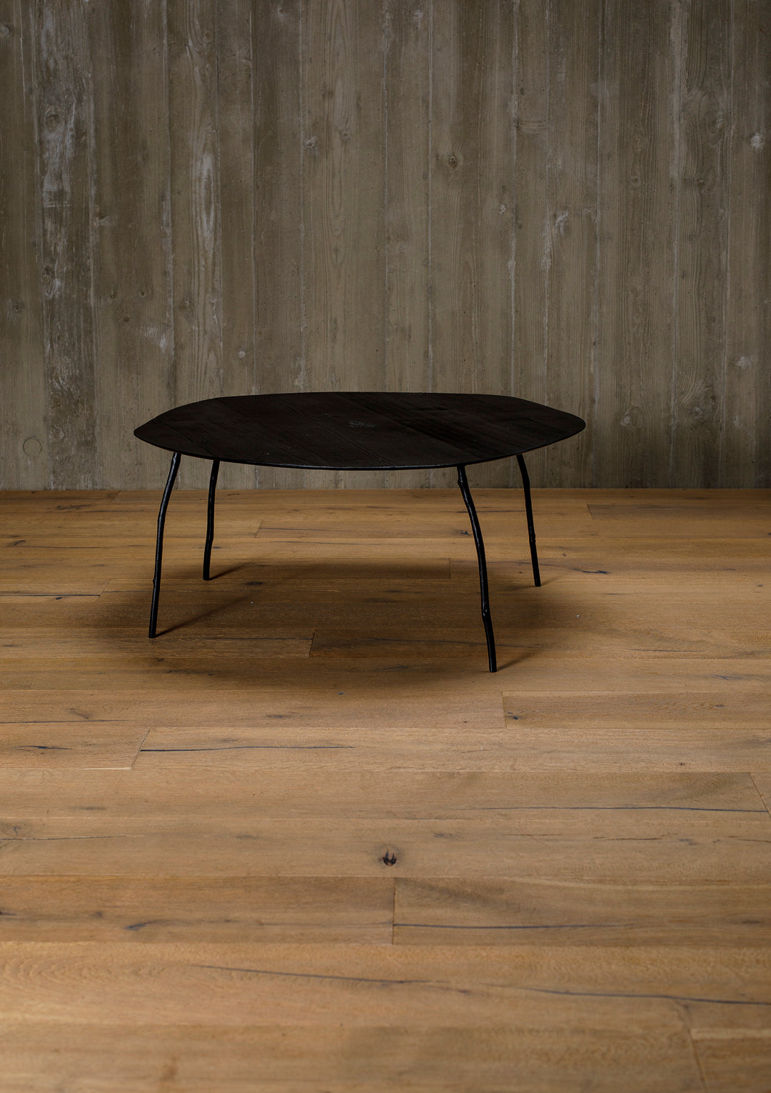 organic coffee table, aluminium