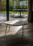 organic coffee table, small - oak 4.0 cm