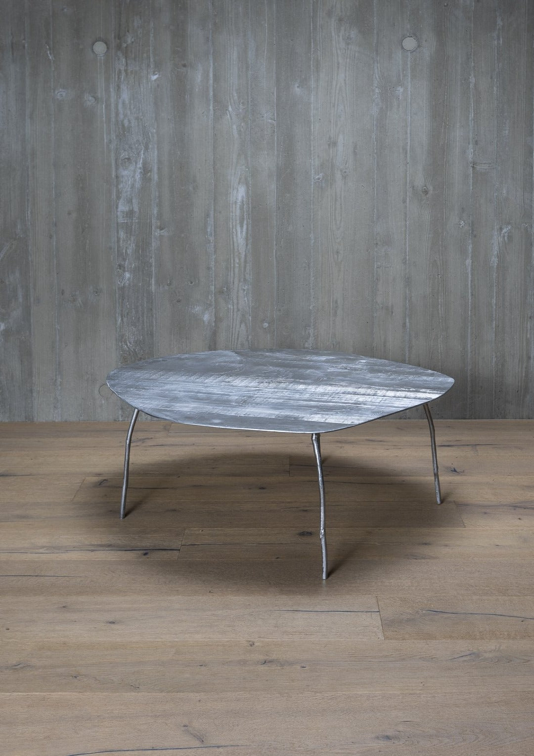 organic coffee table, aluminium