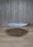 organic coffee table, aluminium