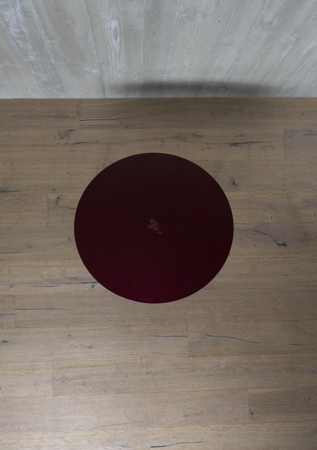 aluminium coffee table, round