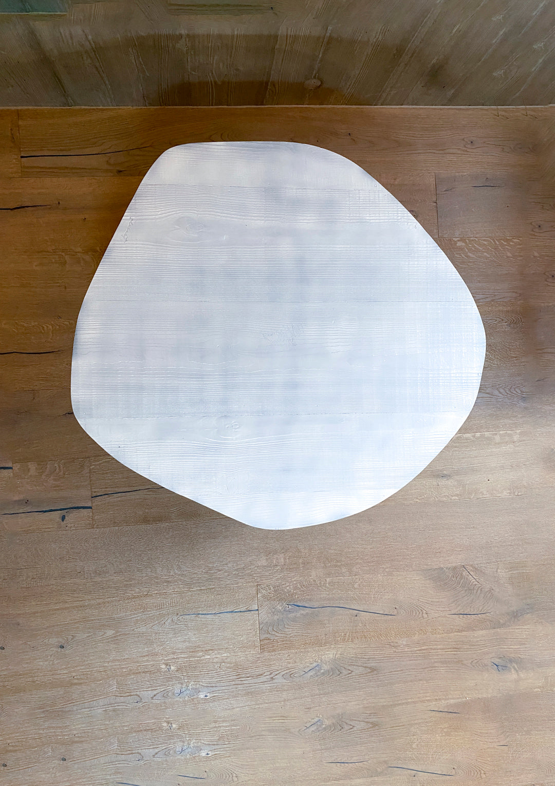 organic coffee table, aluminium