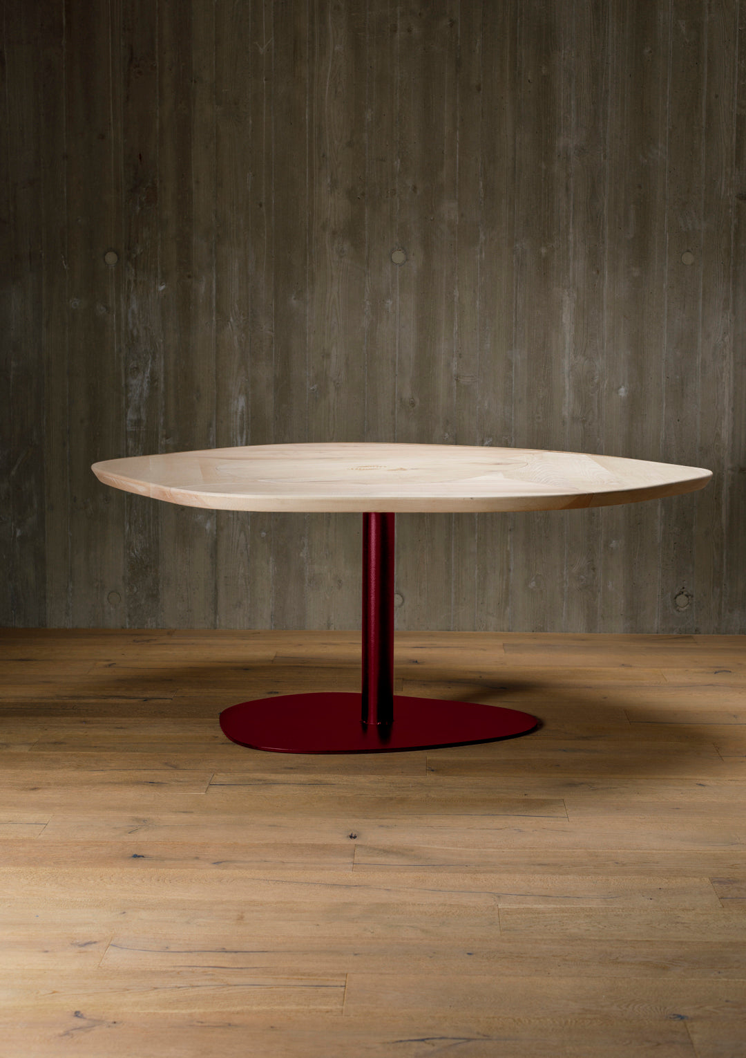 organic dining table, maple - interior