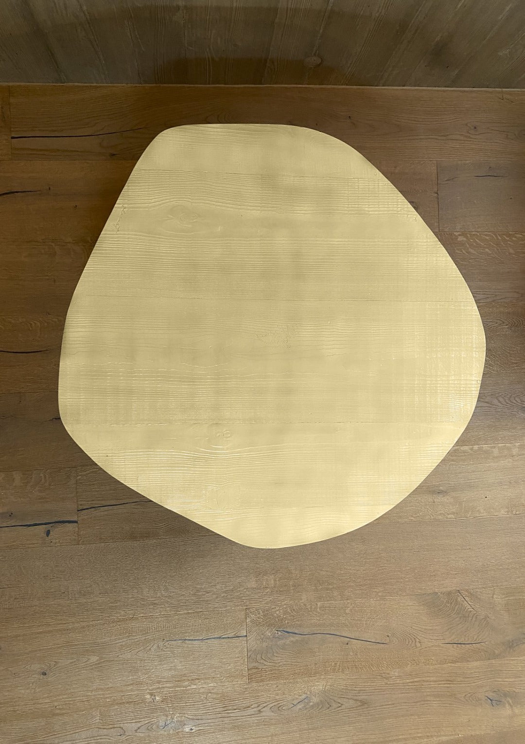 organic coffee table, aluminium