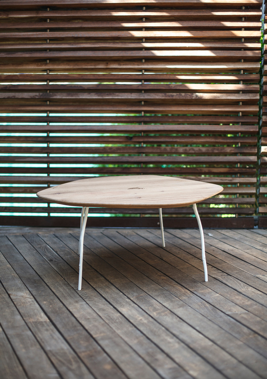 organic coffee table, small - oak 2.5 cm