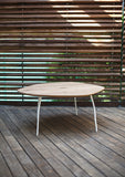 organic coffee table, small - oak 2.5 cm