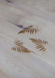 organic dining table, maple - interior