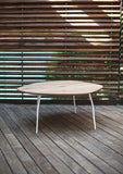 organický konferenční stolek malý - dub 2,5 cm